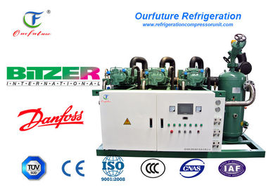 unità Bitzer 415V/3/60Hz del compressore a vite del congelatore ad aria compressa del pollo 100hp