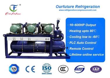unità di refrigerazione di 100hp R404a 2* 50hp per le celle frigorifere, catena del freddo logistica