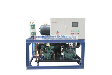 Unità del compressore della cella frigorifera per il seme che elabora con il compressore a pistoni di R404a Bitzer 30HP*3