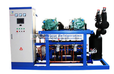 Unità del compressore a vite di bassa temperatura della cella frigorifera per la cella frigorifera di -18℃, R404a, compressore