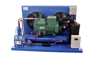 Unità di condensazione di bassa temperatura di uso di conservazione frigorifera della carne, R404a, con il condensatore raffreddato aria, termostato di Digital