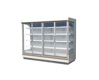 Attrezzatura di refrigerazione refrigerata verticale del supermercato degli armadietti di esposizione dell'alimento per R404A